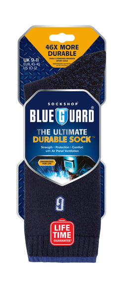 BlueGuard Crew Work Socks - Navy
