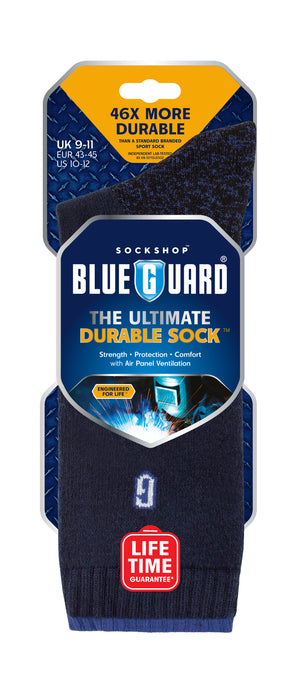 BlueGuard Unisex Work Socks - Black