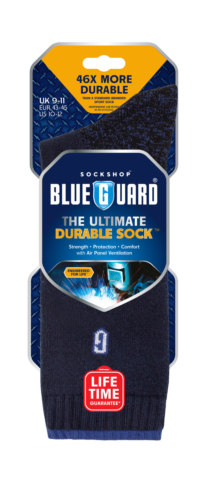 BlueGuard Crew Work Socks - Navy - Image 2